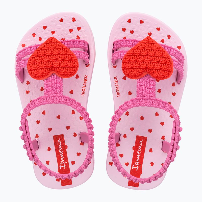 Sandały dziecięce Ipanema My First Baby pink/pink/red 2