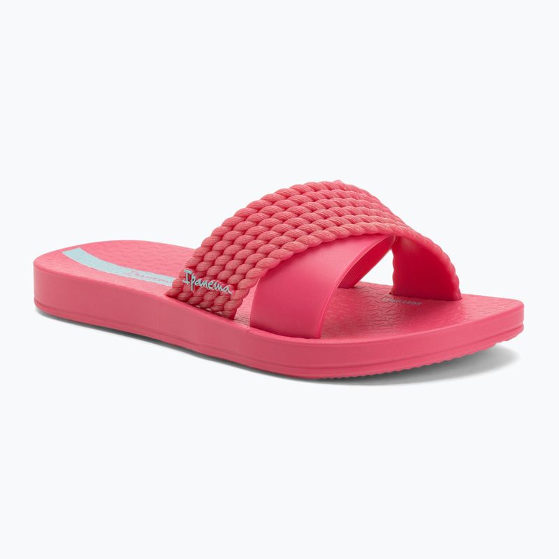 Klapki dziecięce Ipanema Street Kids pink/dark pink/green