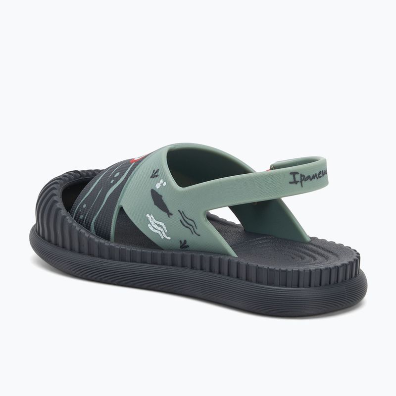 Sandały dziecięce Ipanema Fun Sea Baby grey/green 3