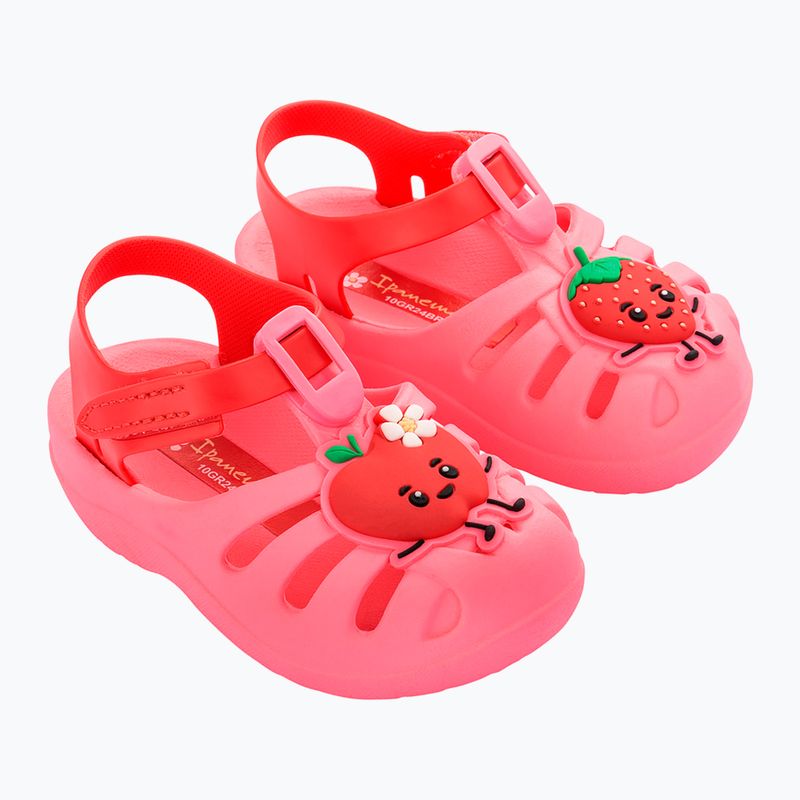 Sandały dziecięce Ipanema Summer XIV Baby dark pink/red