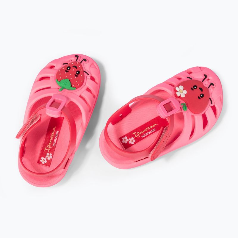 Sandały dziecięce Ipanema Summer XIV Baby dark pink/red 3