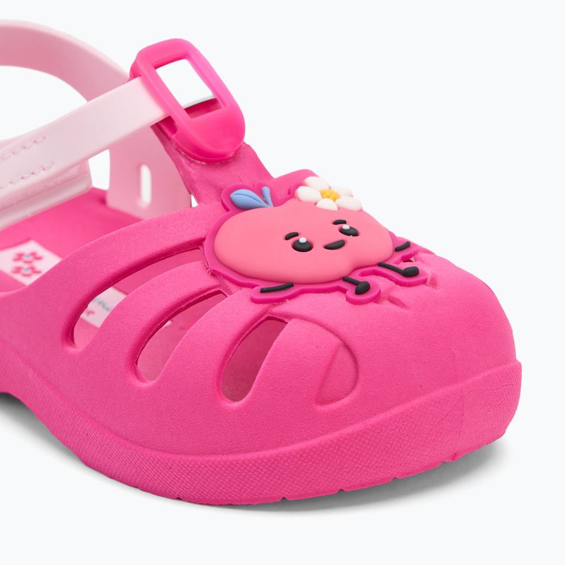 Sandały dziecięce Ipanema Summer XIV Baby dark pink/light pink 7