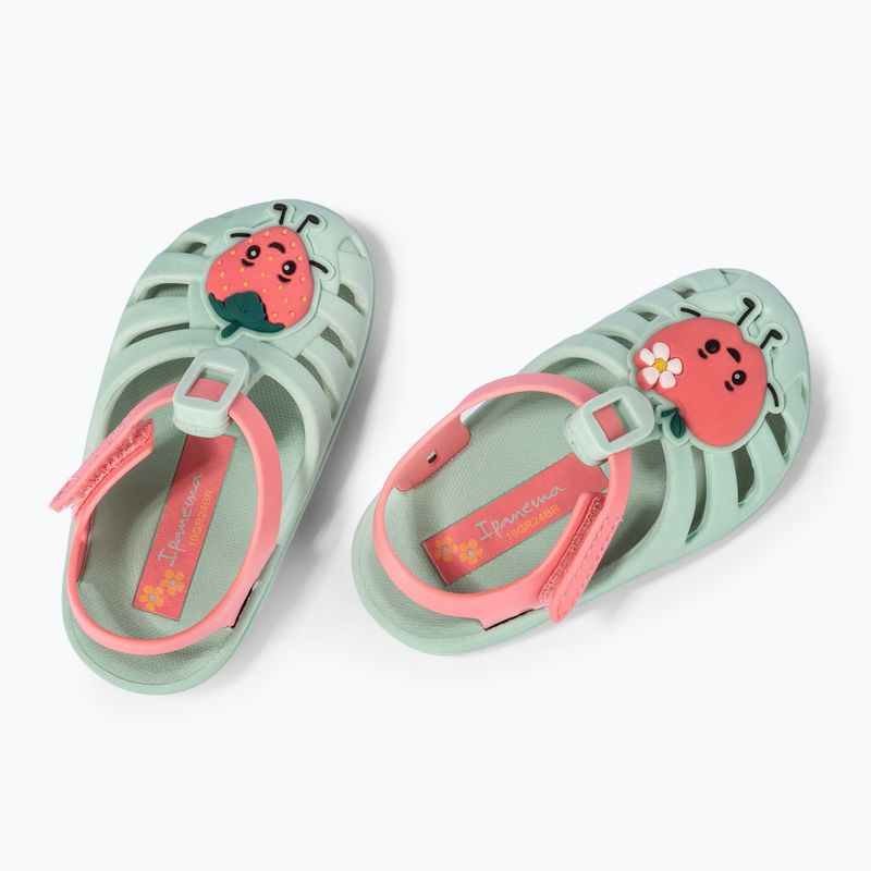 Sandały dziecięce Ipanema Summer XIV Baby green/pink 3