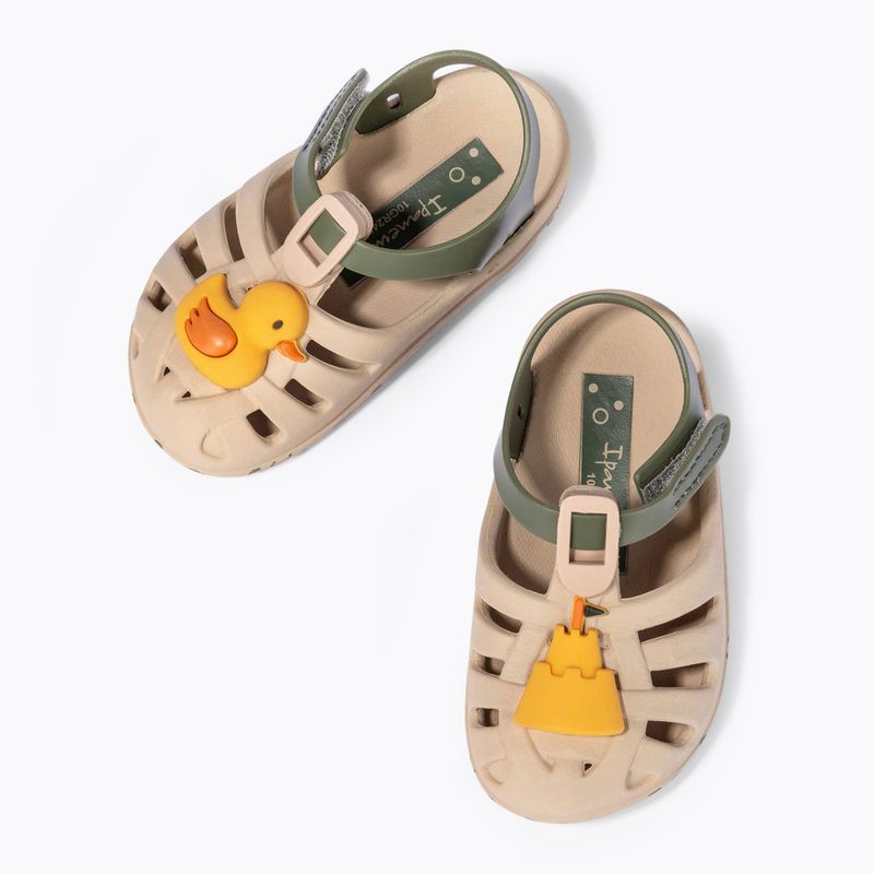 Sandały dziecięce Ipanema Summer XV Baby light beige/green/yellow 3