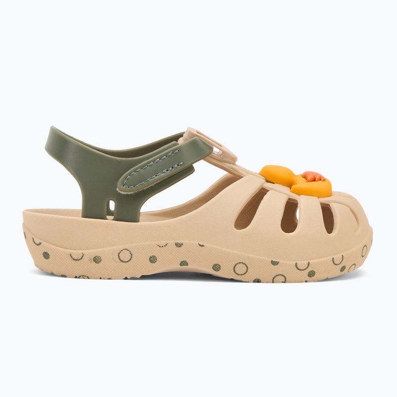 Sandały dziecięce Ipanema Summer XV Baby light beige/green/yellow 2