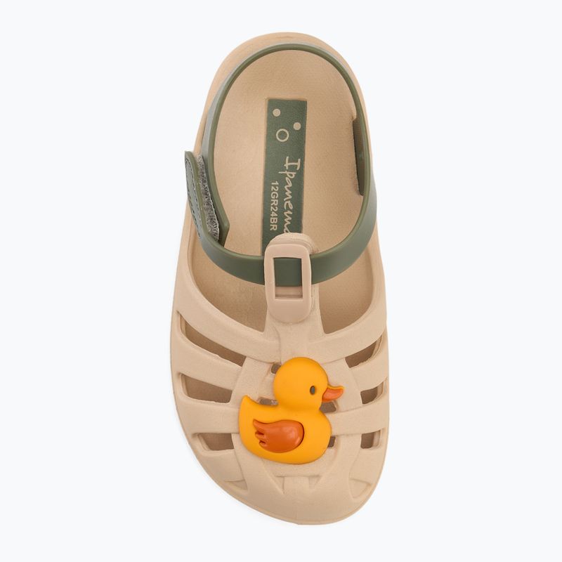 Sandały dziecięce Ipanema Summer XV Baby light beige/green/yellow 5