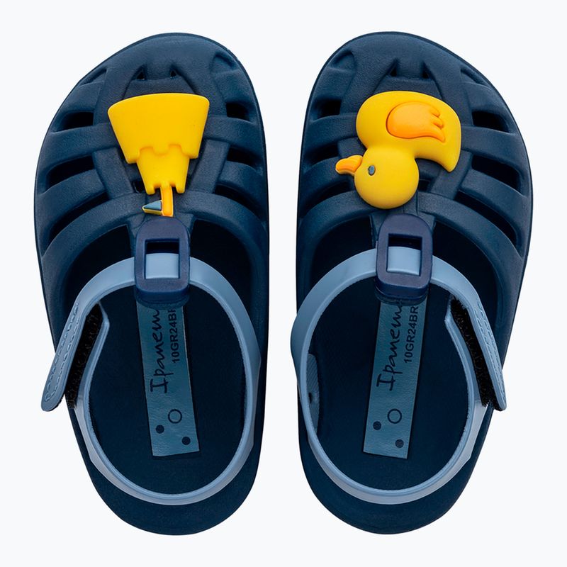 Sandały dziecięce Ipanema Summer XV Baby dark blue/yellow 2