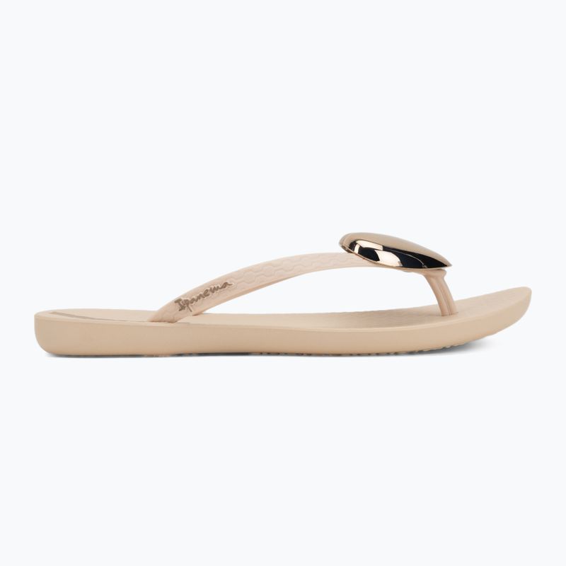 Japonki damskie Ipanema Maxi Fashion beige/gold 2