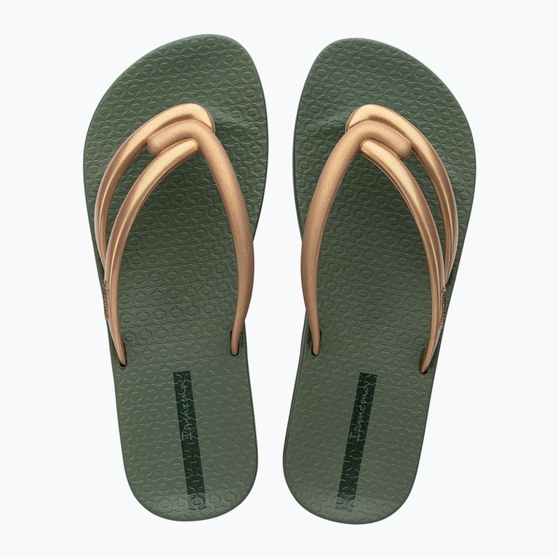 Japonki damskie Ipanema Comfy green/gold 2