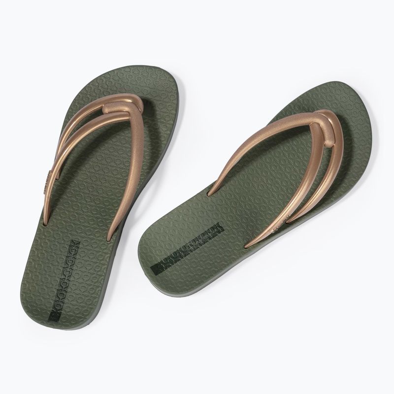 Japonki damskie Ipanema Comfy green/gold 3