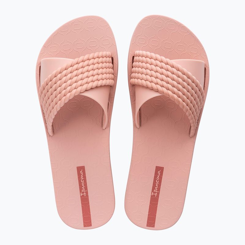 Klapki damskie Ipanema Street II light pink/pink 2