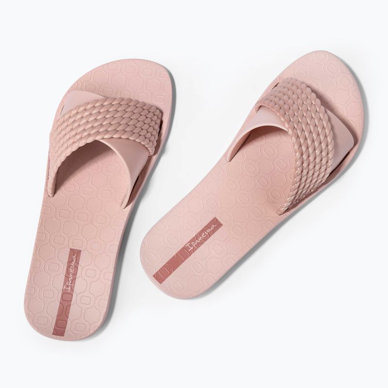 Klapki damskie Ipanema Street II light pink/pink 3