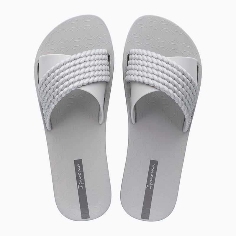 Klapki damskie Ipanema Street II light grey/grey 2