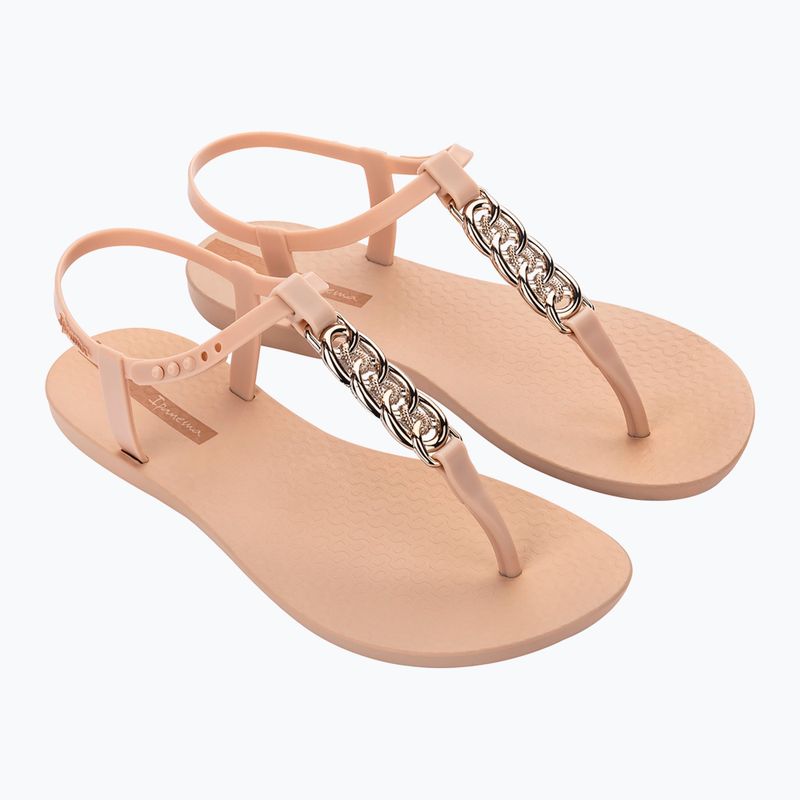 Sandały damskie Ipanema Class Chain beige/gold 8