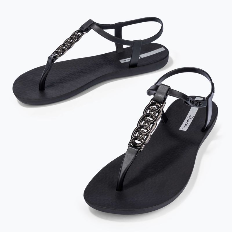 Sandały damskie Ipanema Class Chain black/dark grey 10