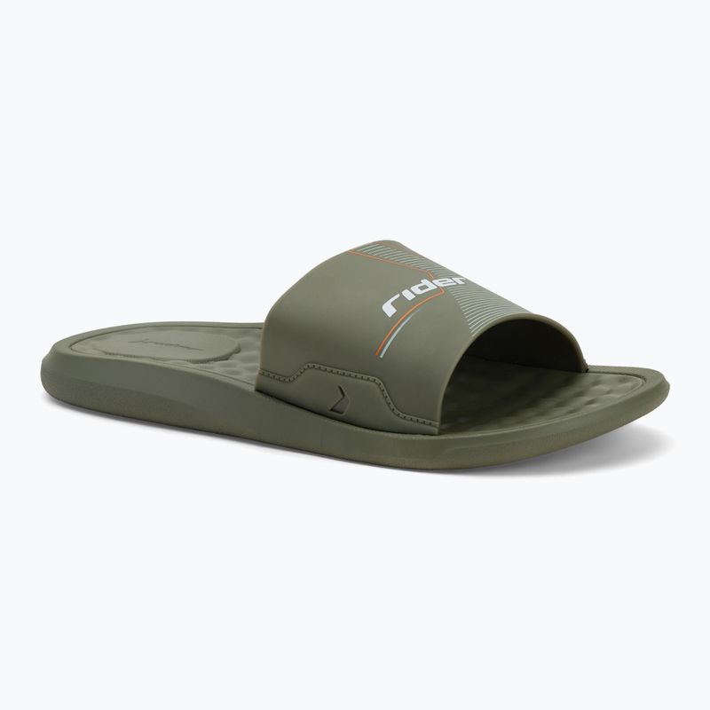 Klapki męskie RIDER Step Slide green/green/white