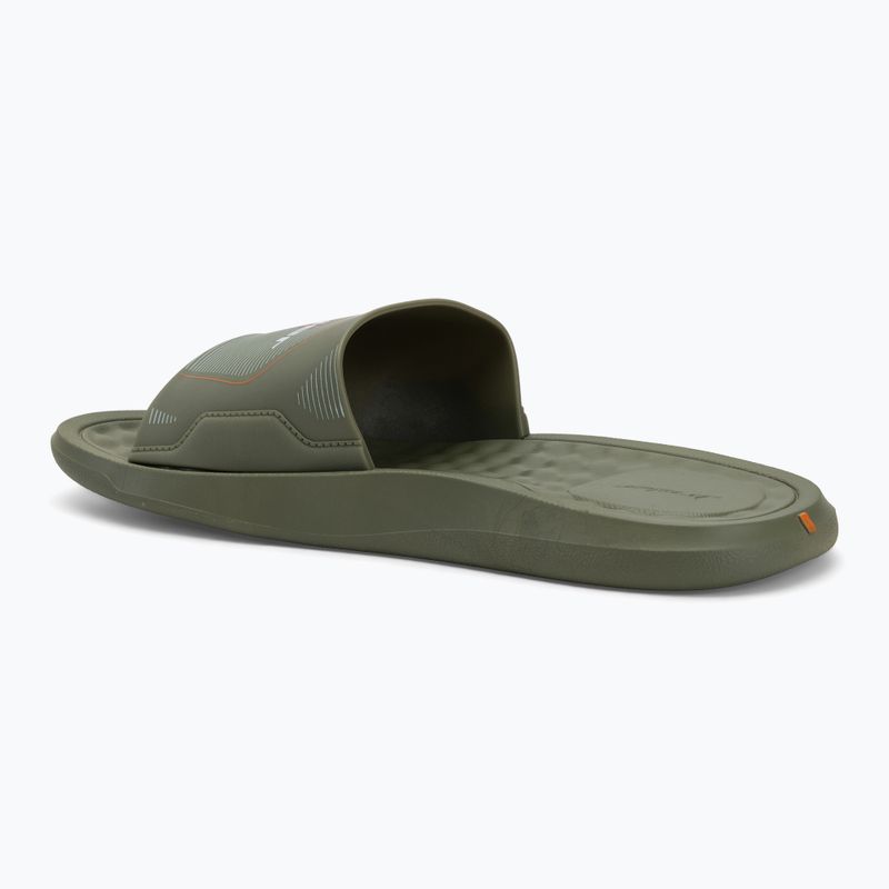 Klapki męskie RIDER Step Slide green/green/white 3
