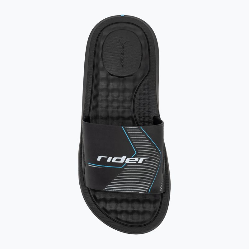 Klapki męskie RIDER Step Slide black/black/white 5