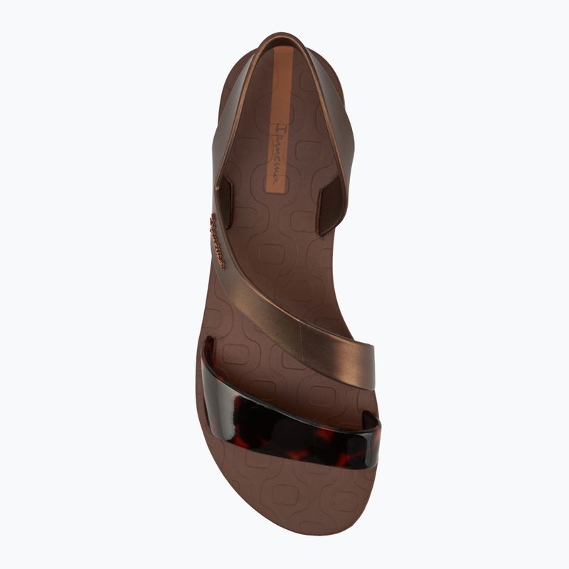 Sandały damskie Ipanema Vibe brown/turtle/orange 5