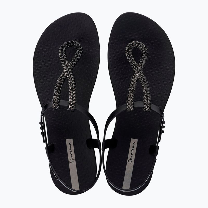 Sandały damskie Ipanema Class Twist black/dark grey 2