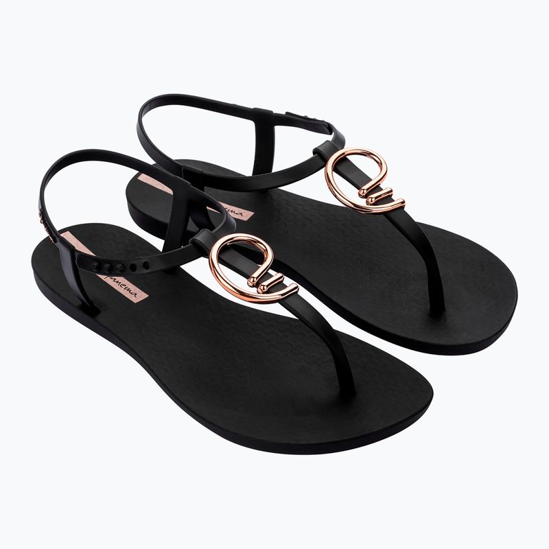 Sandały damskie Ipanema Class Stylish black/gold/pink