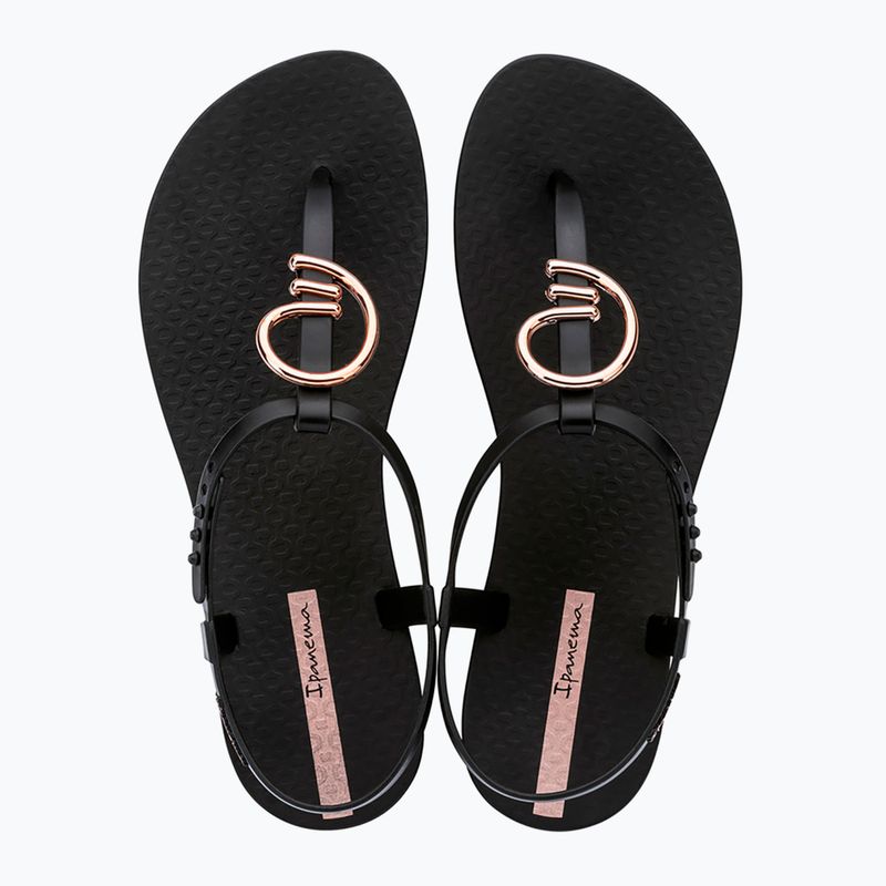 Sandały damskie Ipanema Class Stylish black/gold/pink 2