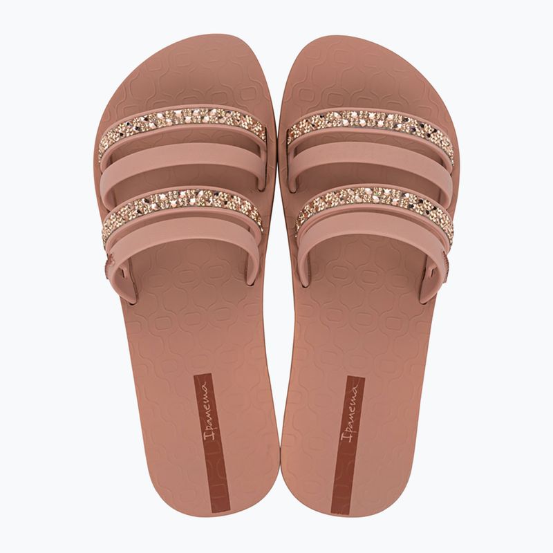 Klapki damskie Ipanema Chic Slide pink/tile brown 2