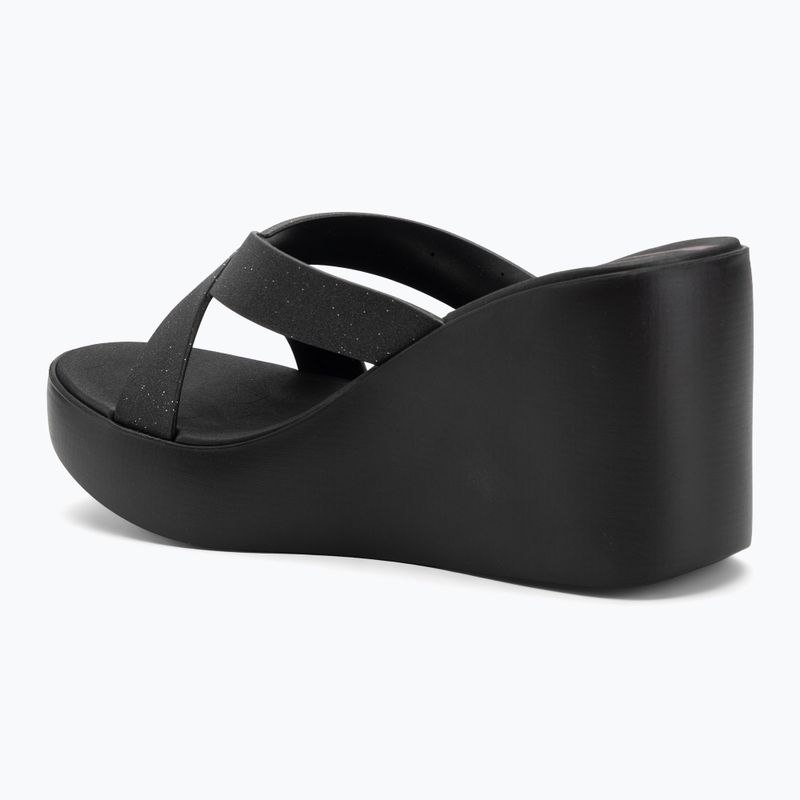 Klapki damskie Ipanema High Fashion II Slide black/glitter black/lilac 3