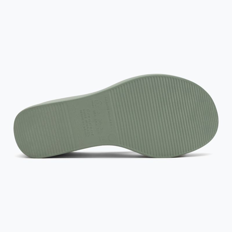 Klapki damskie Ipanema High Fashion II Slide green/glitter green/grey 4
