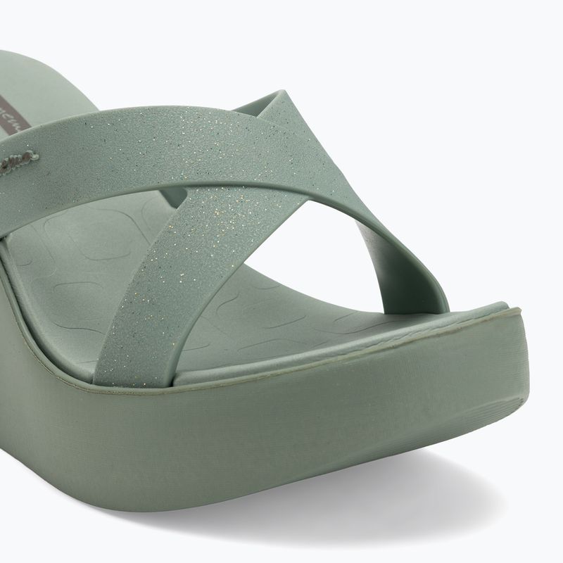 Klapki damskie Ipanema High Fashion II Slide green/glitter green/grey 7