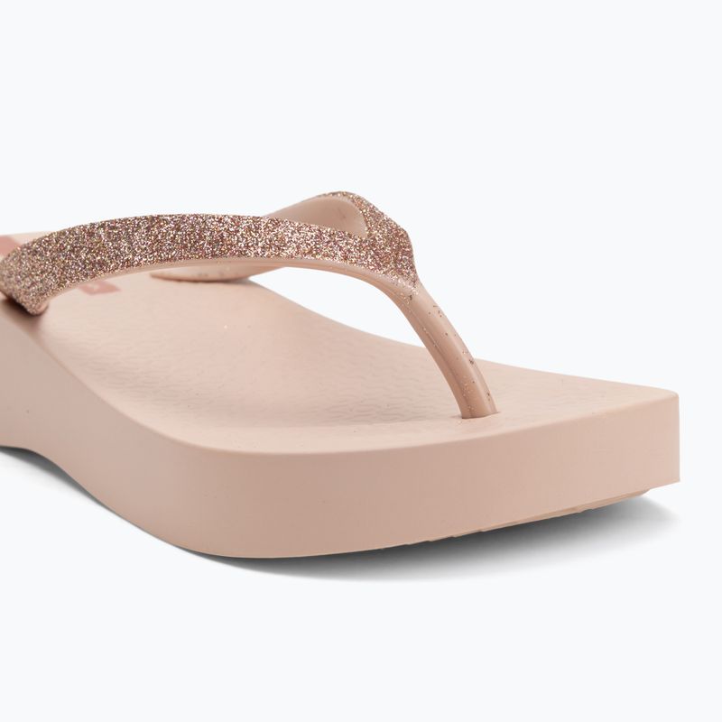 Japonki damskie Ipanema Mesh Chic Plat pink/glitter pink 7