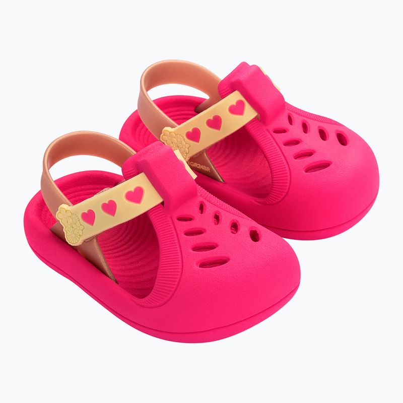 Sandały dziecięce Ipanema Little Baby pink/gold