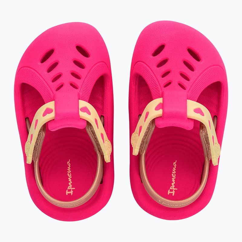Sandały dziecięce Ipanema Little Baby pink/gold 2