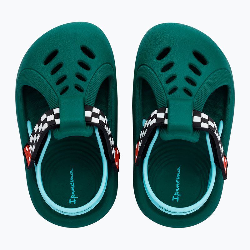 Sandały dziecięce Ipanema Little Baby green/blue 2