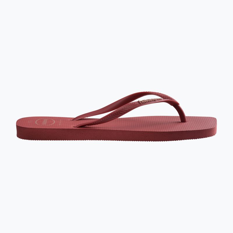 Japonki damskie Havaianas Square Logo Pop Up pau brasil 9