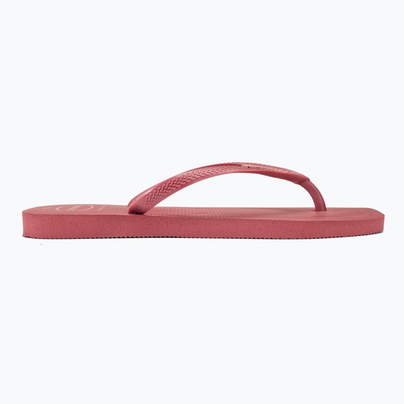 Japonki damskie Havaianas Square Logo Pop Up pau brasil 2