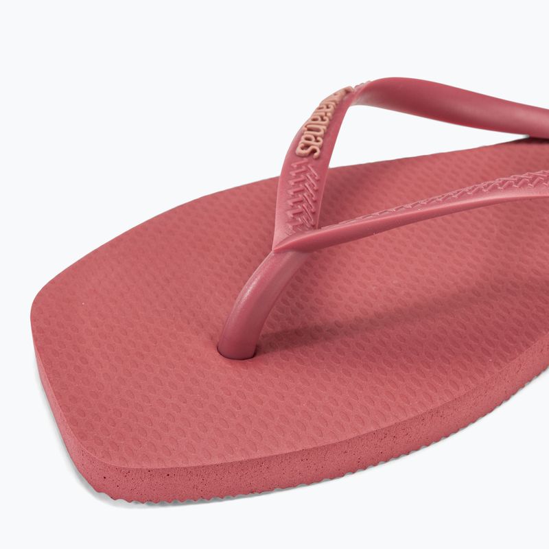 Japonki damskie Havaianas Square Logo Pop Up pau brasil 7