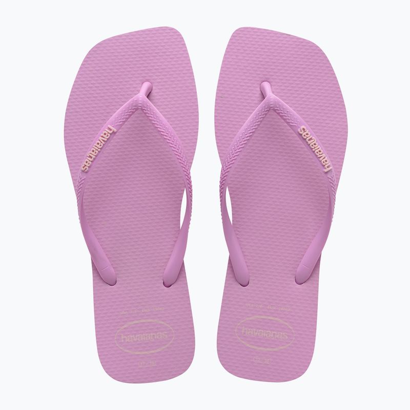 Japonki damskie Havaianas Square Logo Pop Up fresh lavender 10