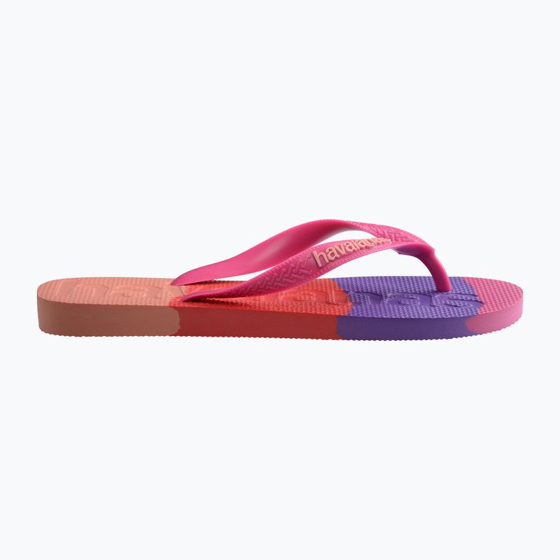 Japonki Havaianas Top Logomania Colors II pink flux 9