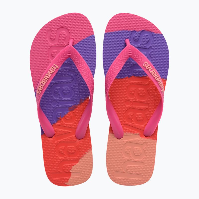 Japonki Havaianas Top Logomania Colors II pink flux 10