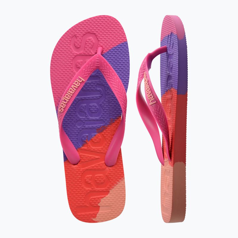 Japonki Havaianas Top Logomania Colors II pink flux 11