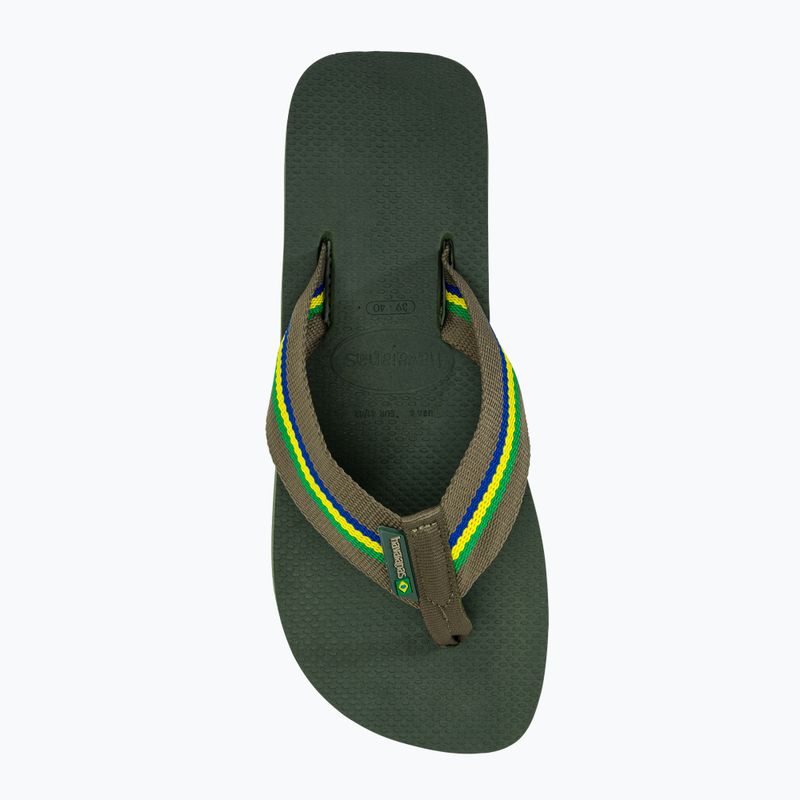 Japonki męskie Havaianas Urban Brasil olive green 5