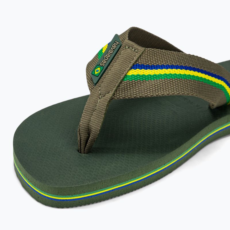 Japonki męskie Havaianas Urban Brasil olive green 7