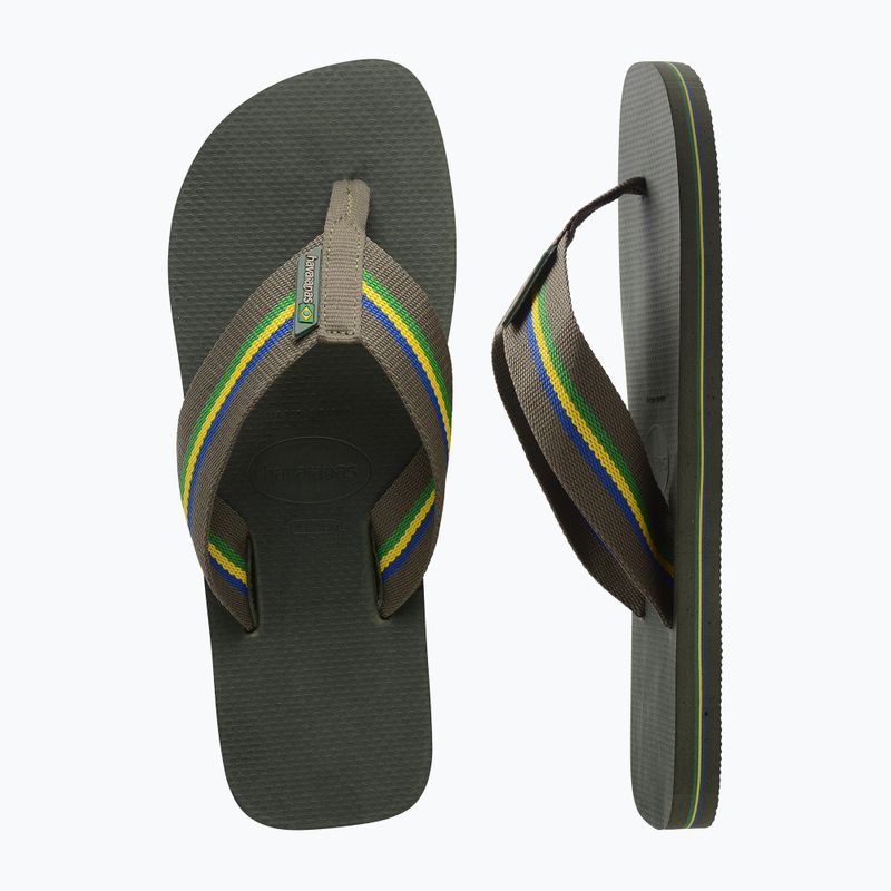 Japonki męskie Havaianas Urban Brasil olive green 10