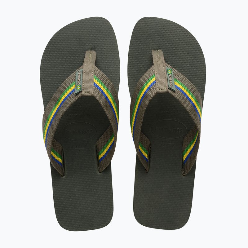 Japonki męskie Havaianas Urban Brasil olive green 11