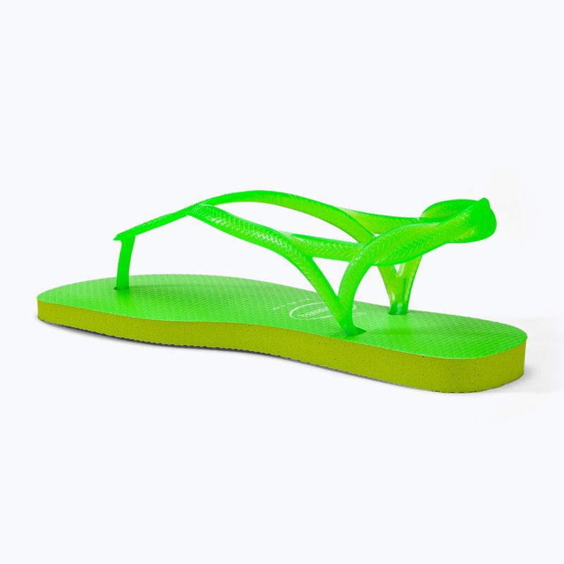 Sandały damskie Havaianas Luna Neon lemon green 3