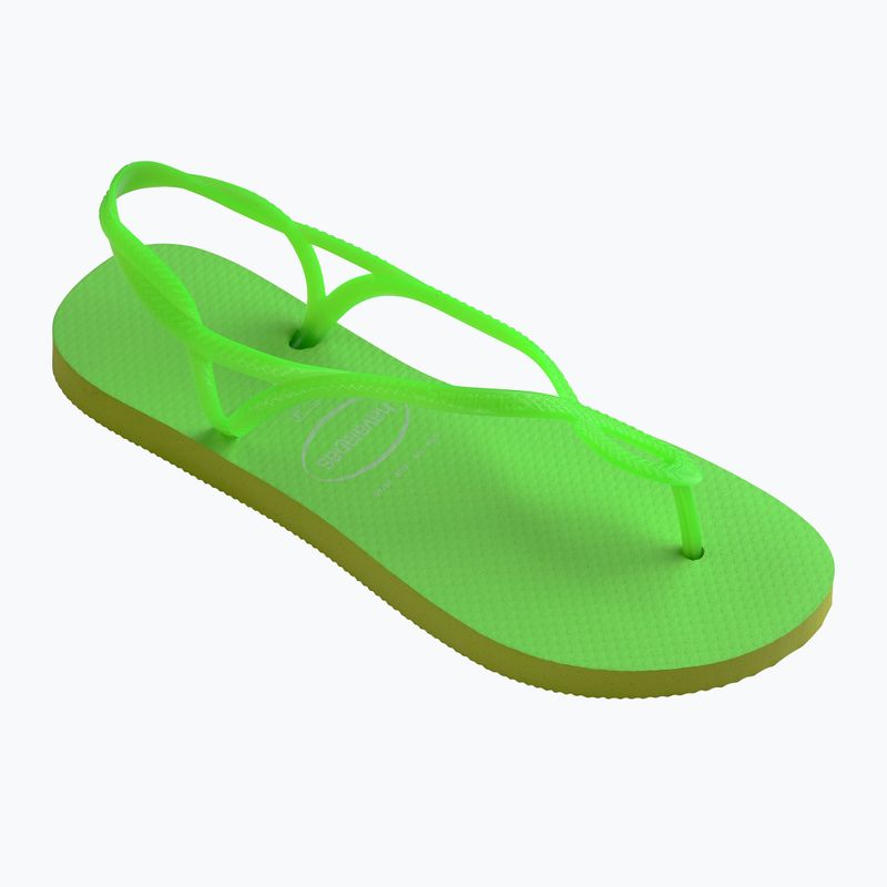 Sandały damskie Havaianas Luna Neon lemon green 8