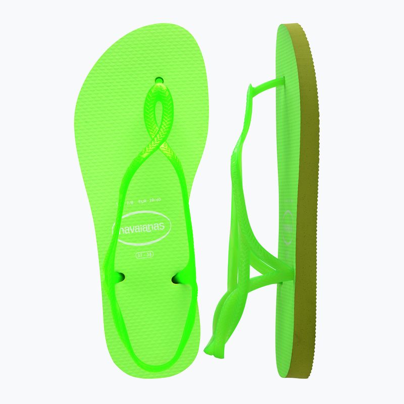 Sandały damskie Havaianas Luna Neon lemon green 10