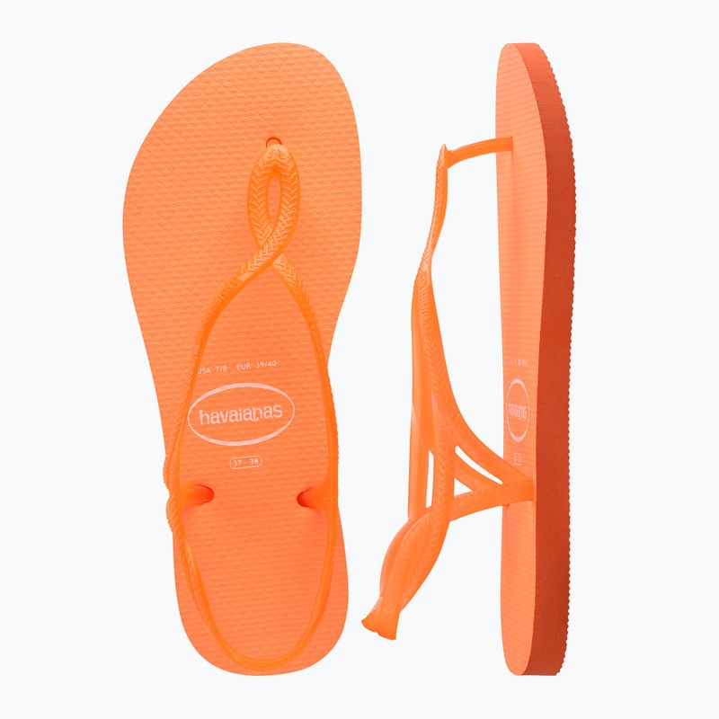 Sandały damskie Havaianas Luna Neon sunset orange 10