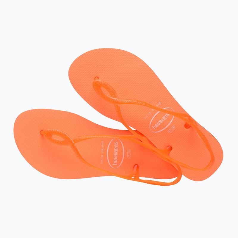 Sandały damskie Havaianas Luna Neon sunset orange 11